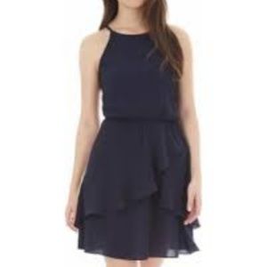 Juniors' IZ Byer Asymmetrical DRESS